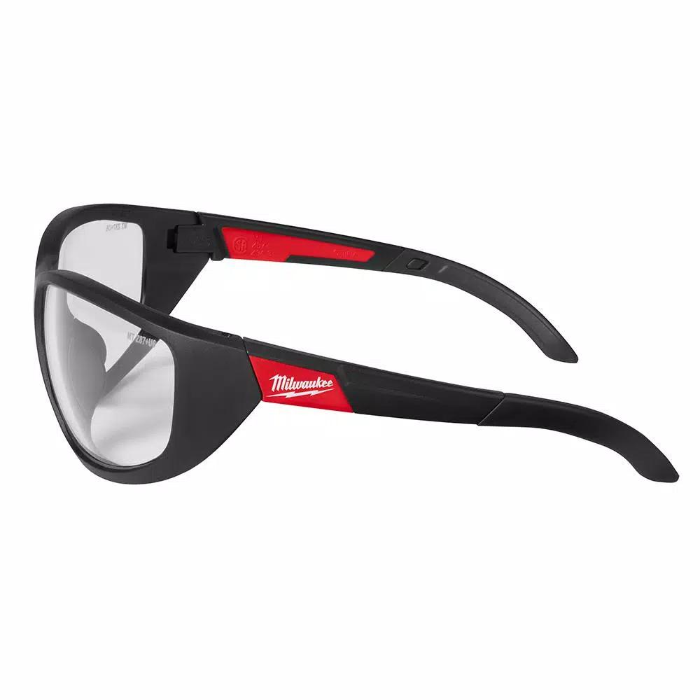 Milwaukee BOLT White Type 1 Class C Vented Hard Hat with Performance Safety Glasses Bundle