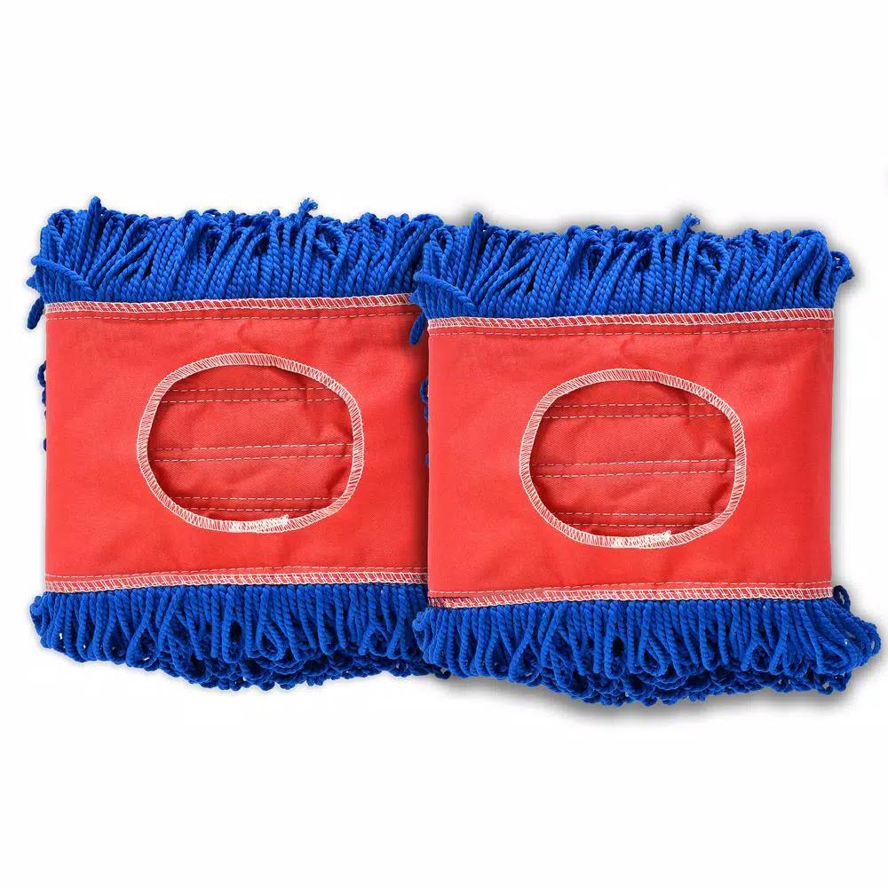 Alpine Industries 24 in. Microfiber Dust Dry Mop Replacement Head, 2-Pack