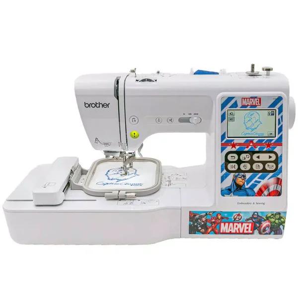 Brother Marvel Themed 2-in-1 Sewing and 4 in. x 4 in. Embroidery Machine with Color Touch LCD Screen