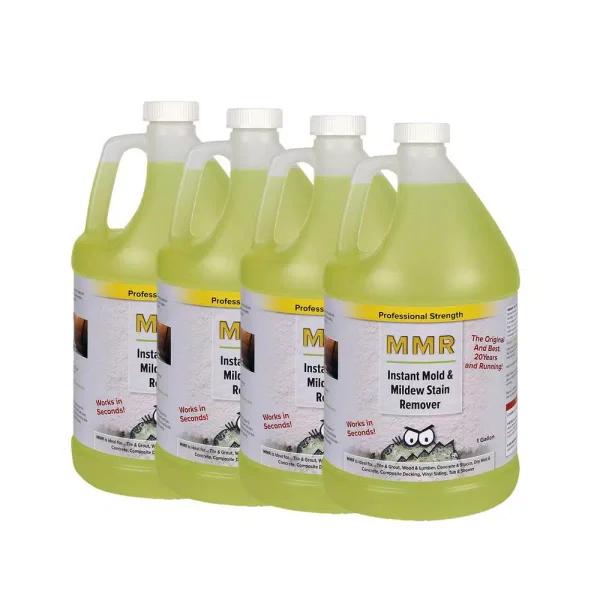 MMR Professional Instant Mold and Mildew Stain Remover, 1 Gallon (4-Pack)