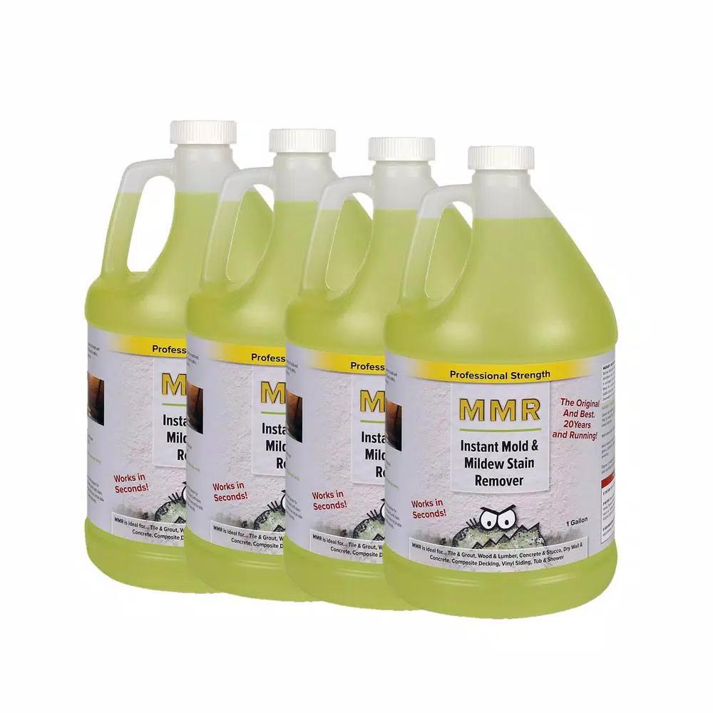 MMR Professional Instant Mold and Mildew Stain Remover, 1 Gallon (4-Pack)