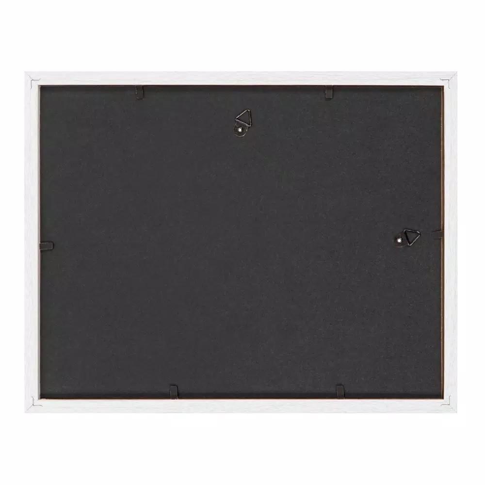 Kate and Laurel Gibson 8.5 x 11 in. Modern Document Picture Frame Set, Gray and White, 4-Pack