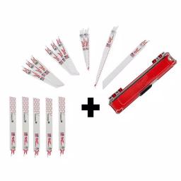 Milwaukee SAWZALL Reciprocating Saw Blade Set with Torch and Ax Blades, 15-Piece thumbnail 1