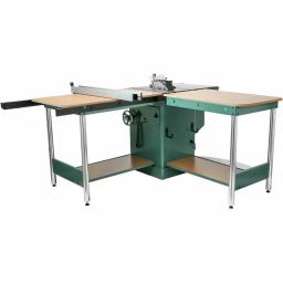 Grizzly Industrial 10 in. 3 HP 220-Volt Heavy-Duty Cabinet Table Saw with Riving Knife thumbnail 3