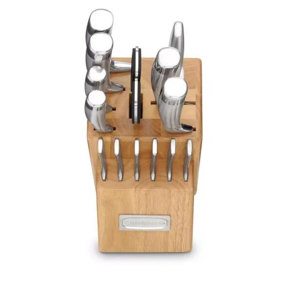 Cuisinart Professional 15-Piece Knife Set with German Steel Blades and Wooden Block