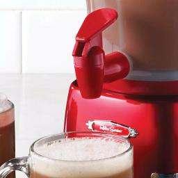 Nostalgia HCM700RETRORED Retro Series 600W Hot Chocolate Maker, Red thumbnail 2