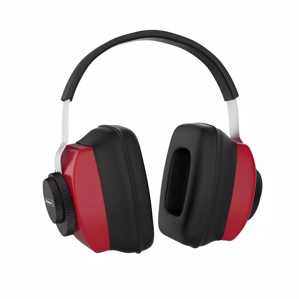 Stalwart Red/Black Over-Ear Hearing Protection Ear Muffs, 28dB NRR