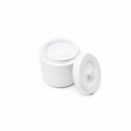 Fox Run White Porcelain Grease Container with Meshed Strainer and Lid thumbnail 3