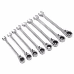WEN 16-Piece Metric Reversible Ratcheting Combination Wrench Set with Storage Pouch thumbnail 4