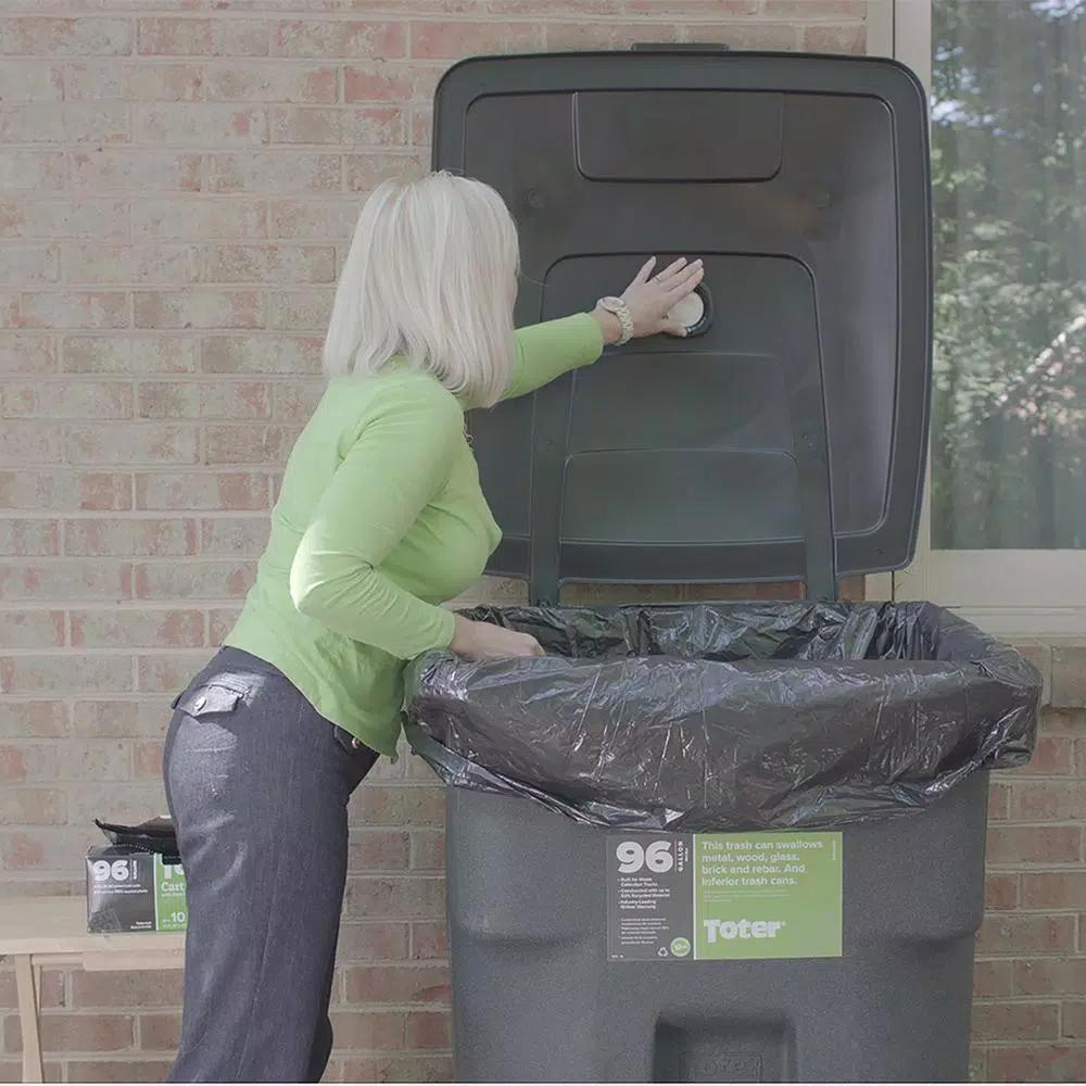 Toter PowerFresh Trash Can Odor Eliminator - Citrus Scent Refillable Unit
