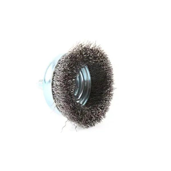 Lincoln Electric 1-1/2 in. Crimped Cup Wire Brush with 1/4 in. Shank