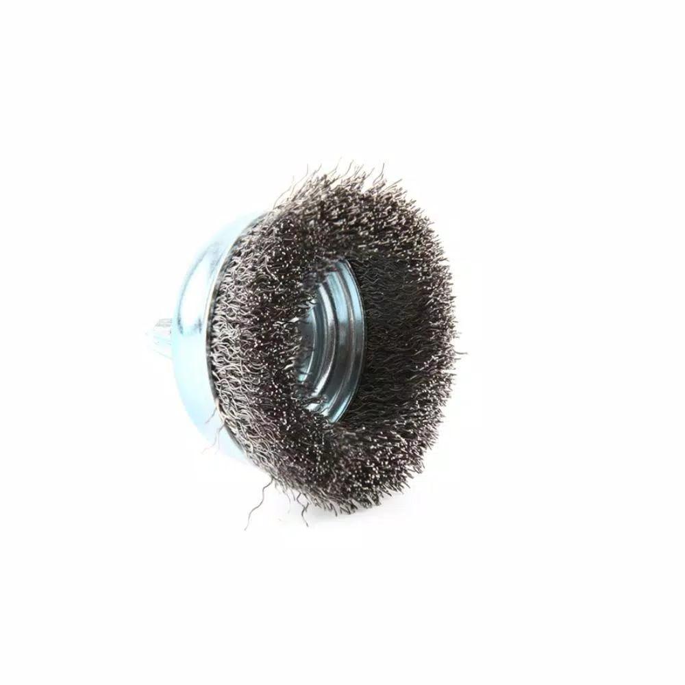 Lincoln Electric 1-1/2 in. Crimped Cup Wire Brush with 1/4 in. Shank