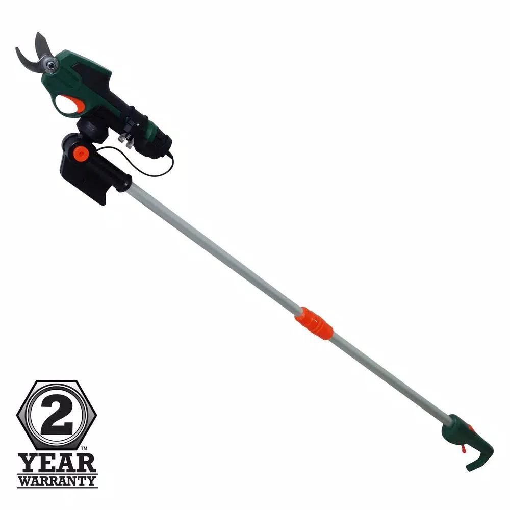 Scotts 7.2V Cordless Telescoping Pole Pruner with 2 Ah Battery and Charger