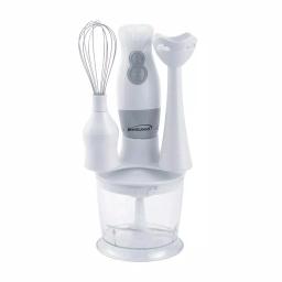 Brentwood Appliances 2-Speed White Handheld Immersion Mixer and Food Processor with Balloon Whisk thumbnail 1