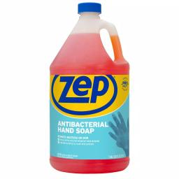ZEP 128 oz. Antibacterial Liquid Hand Soap, Kills 99% of Germs, Fresh Clean Scent thumbnail 1