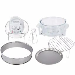 Classic Cuisine Halogen Tabletop Oven with 17 Qt Capacity and 1200W Power thumbnail 3