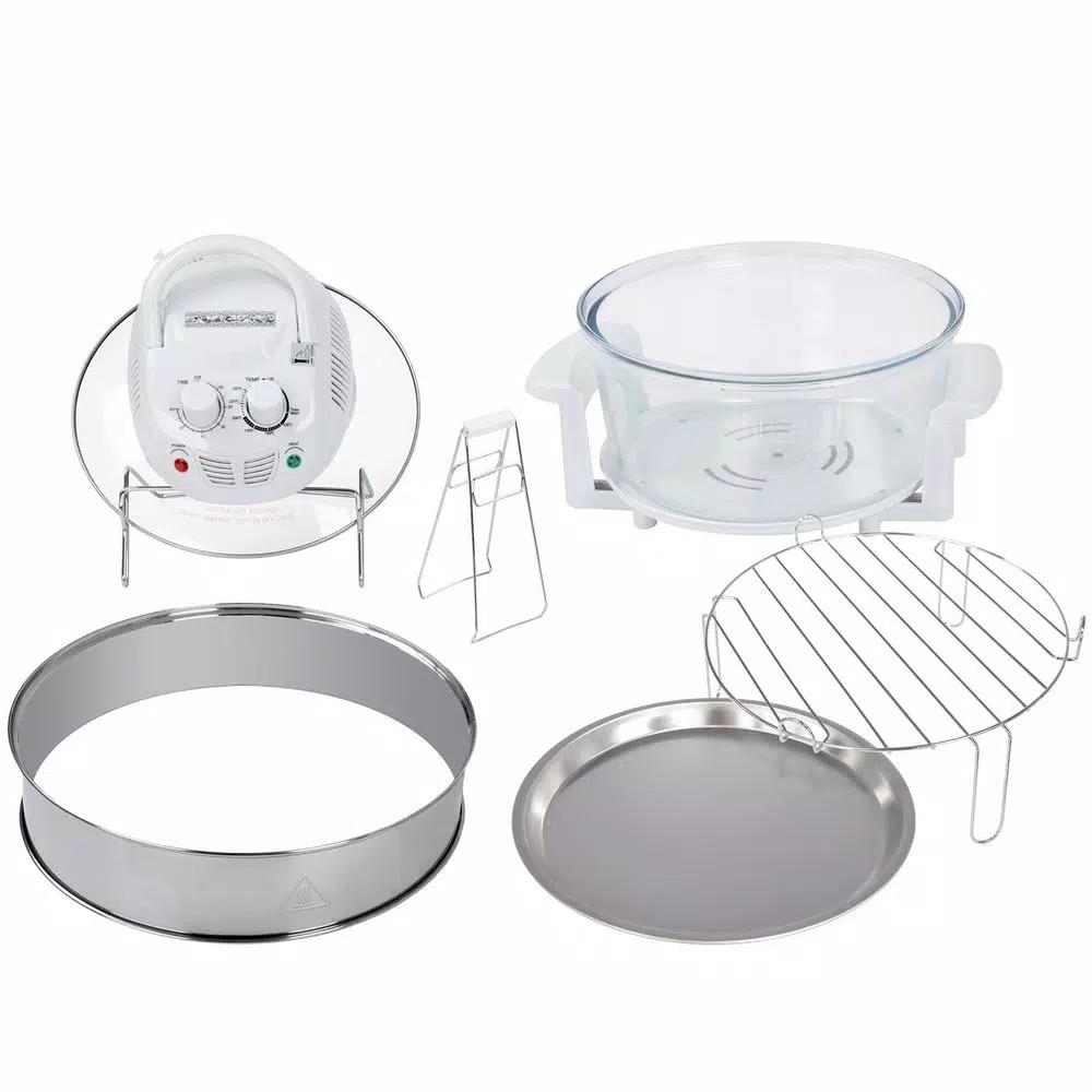 Classic Cuisine Halogen Tabletop Oven with 17 Qt Capacity and 1200W Power