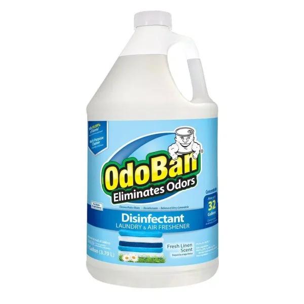 OdoBan Fresh Linen Disinfectant, Laundry & Air Freshener, 1 Gallon Multi-Purpose Concentrate