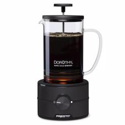 Presto Dorothy Rapid Cold Brew Coffee Maker, 5-Cup 22 oz. Whirlpool Extraction, Black thumbnail 1