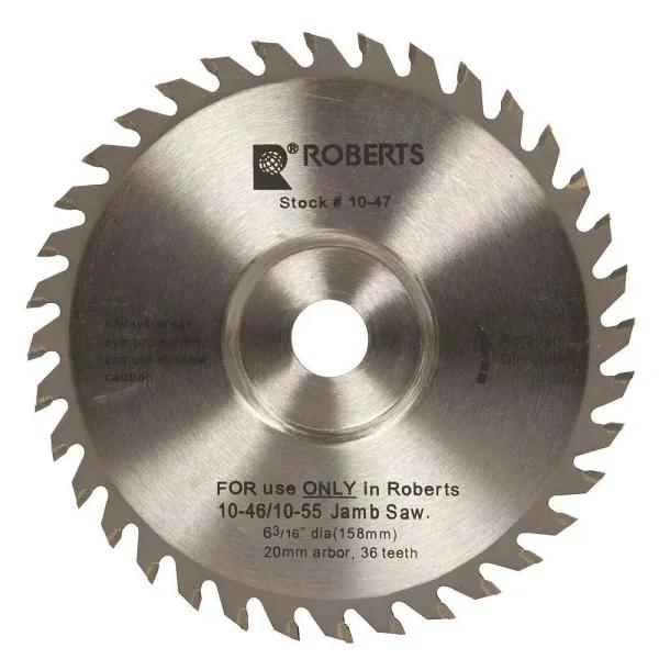 ROBERTS 10-47-2 6-3/16 in. 36-Tooth Carbide Tip Jamb Saw Replacement Blade