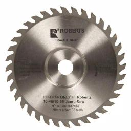 ROBERTS 10-47-2 6-3/16 in. 36-Tooth Carbide Tip Jamb Saw Replacement Blade thumbnail 1