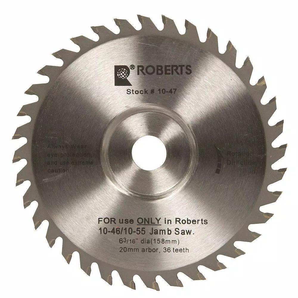 ROBERTS 10-47-2 6-3/16 in. 36-Tooth Carbide Tip Jamb Saw Replacement Blade