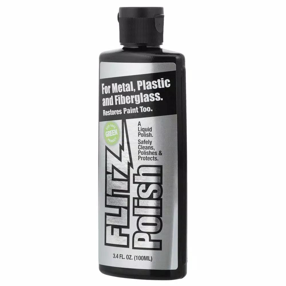 Flitz All-Purpose Metal Liquid Cleaner and Polish, 3.4 oz.