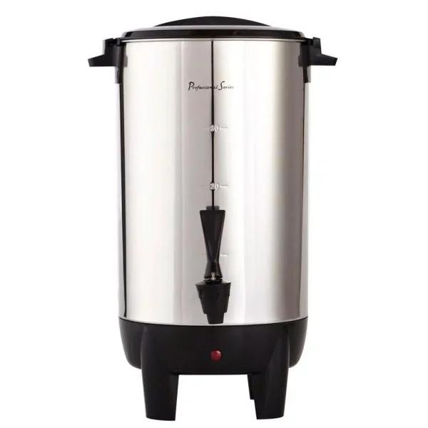 Professional Series 30-Cup Stainless Steel Coffee Urn Percolator with Keep Warm Function