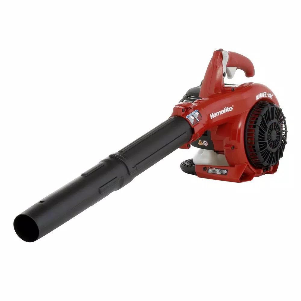 Homelite 26cc Gas Handheld Blower and Vacuum, 150 MPH, 400 CFM, Reconditioned