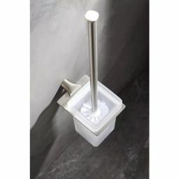 ANZZI Essence Series Stainless Steel Toilet Brush Holder, Brushed Nickel thumbnail 5