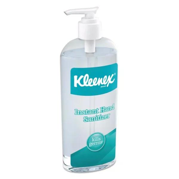 Kleenex Instant Hand Sanitizer, 62% Ethyl Alcohol, 8 oz Pump Bottle (12 Pack)