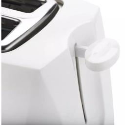 Elite Cuisine 4-Slice White Long Slot Toaster with Cool-Touch Exterior thumbnail 3