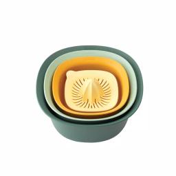 Brabantia 4-Piece Mixing Bowl Set with Colander, Juicer, and Measuring Jug thumbnail 1