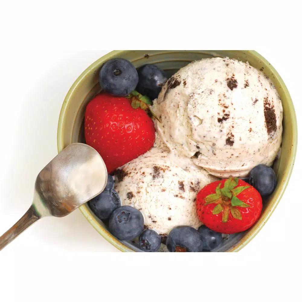 Hamilton Beach 1.5 Quart Ice Cream Maker, Red Countertop Frozen Dessert Machine