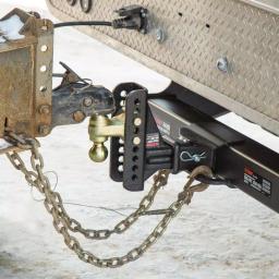 CURT Adjustable Channel Ball Mount, 2-1/2 in. Receiver, 6 in. Drop, Dual Ball 2 in. & 2-5/16 in. thumbnail 4