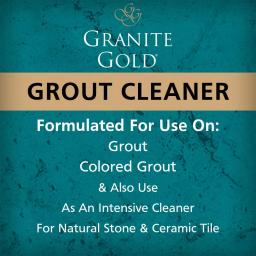 Granite Gold Grout Cleaner with Brush, 24 oz. - Safe for Stone, Tile, Porcelain, Ceramic & Glass thumbnail 4