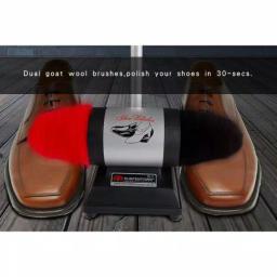 SPT Professional Shoe Buffer with 100% Lamb Wool Dual Buffers and 31 in. Stand-Up Operation thumbnail 4