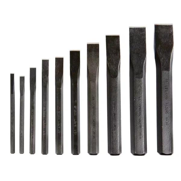 GearWrench 10-Piece Cold Chisel Set with Tool Roll