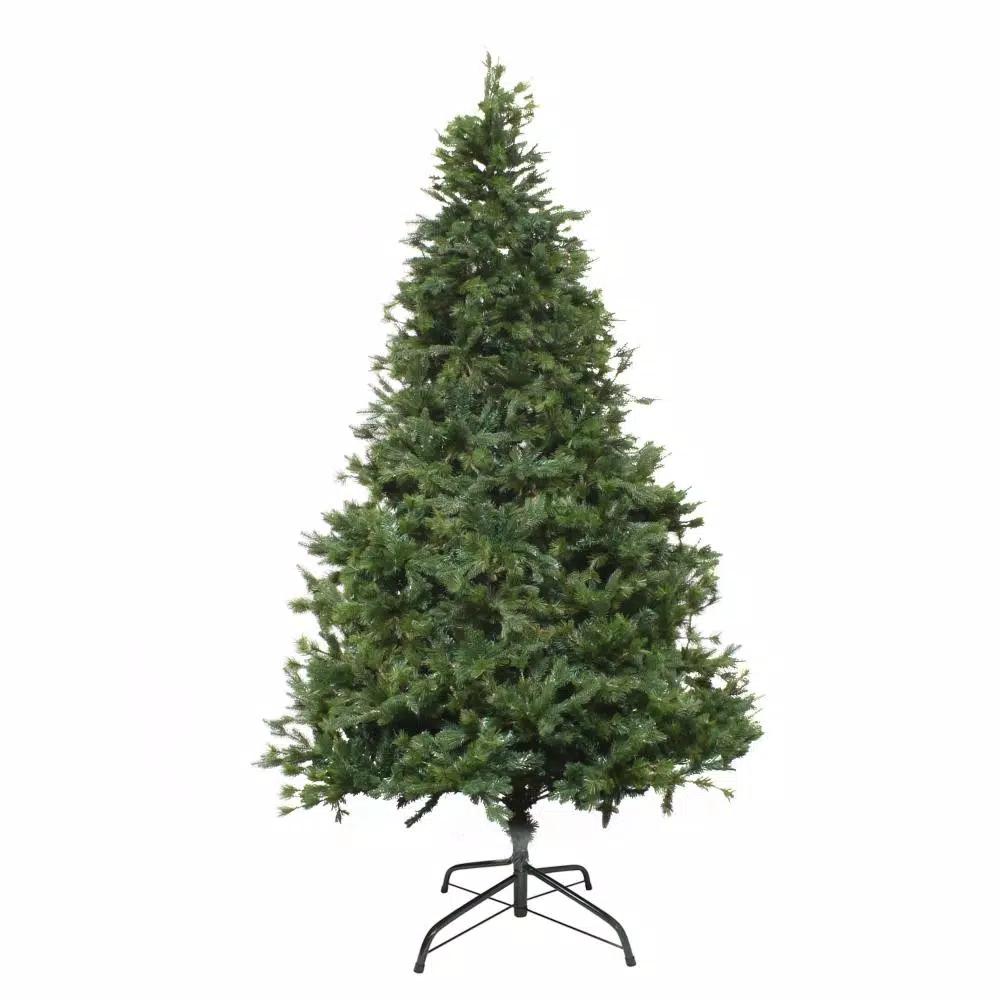 ALEKO 9 ft. Unlit Artificial Christmas Tree with 2780 Tips, Full-Bodied PE/PVC Design