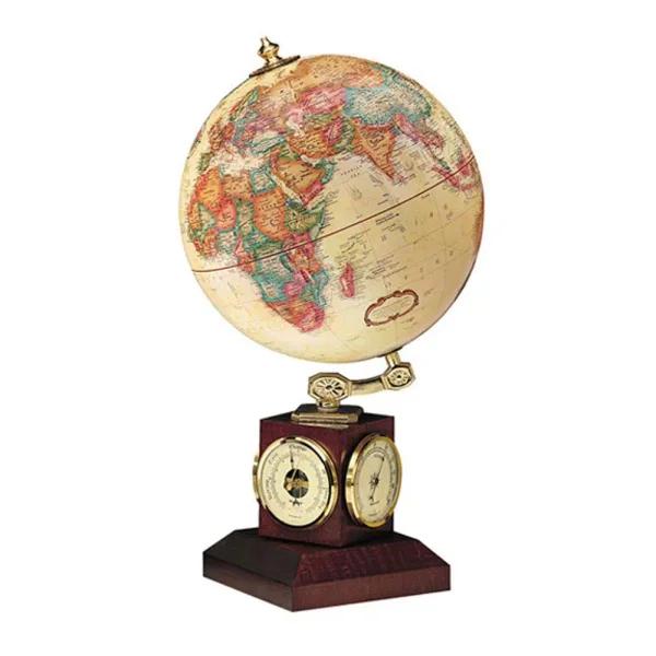 Replogle Weather Watch 9 in. Desk Globe with Barometer, Thermometer, and Hygrometer