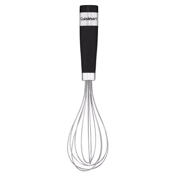 Cuisinart Barrel Handle Stainless Steel Whisk with Black Soft-Grip Handle