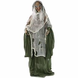 Haunted Hill Farm 5 ft. Animatronic Talking Evil Witch Halloween Prop thumbnail 1