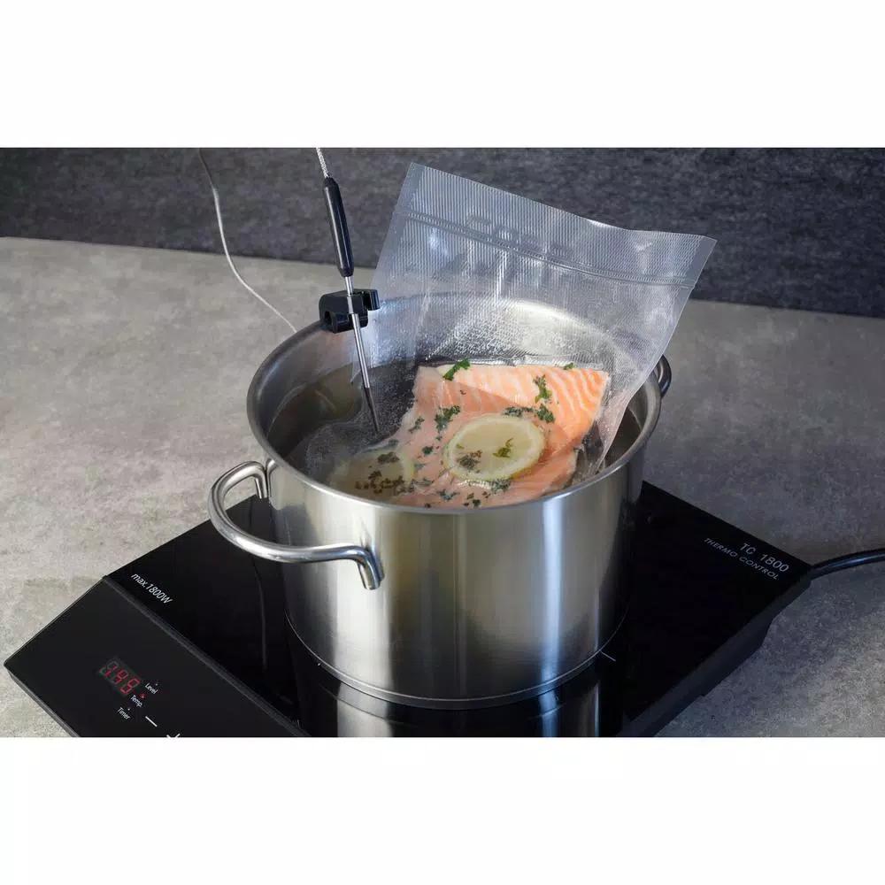 CASO Design TC 1800 Single Induction Burner 1800W Black Hot Plate with SmartControl