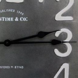 FirsTime & Co. Liam Industrial Square Wall Clock, 24 in. thumbnail 3