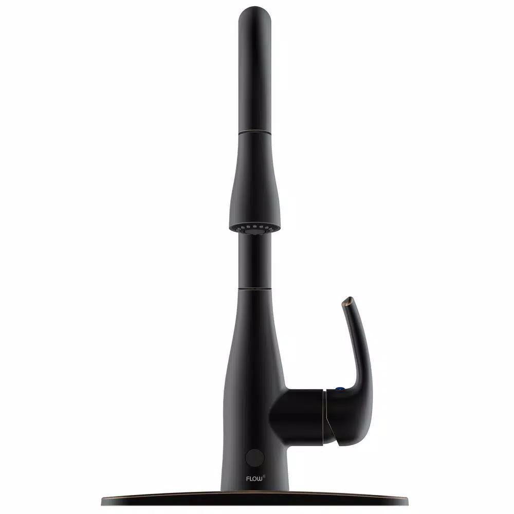 Flow Series Motion Activated Single-Handle Pull-Down Kitchen Faucet, Oil Rubbed Bronze