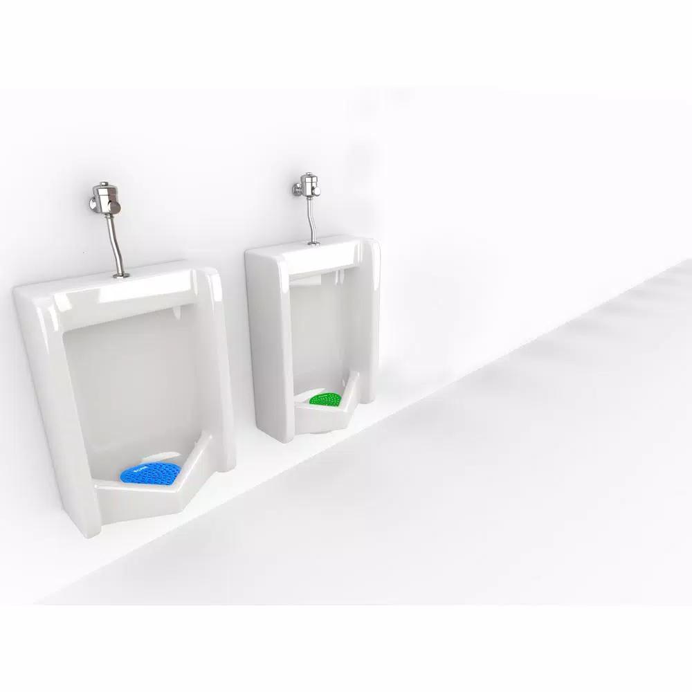 Alpine Industries Bubble Gum Flat Anti-Splash Urinal Screen (10-Pack)