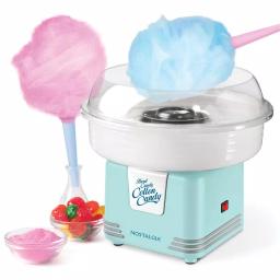 Nostalgia Retro Aqua Cotton Candy Maker - Works with Hard Candy & Sugar Free Candy thumbnail 8