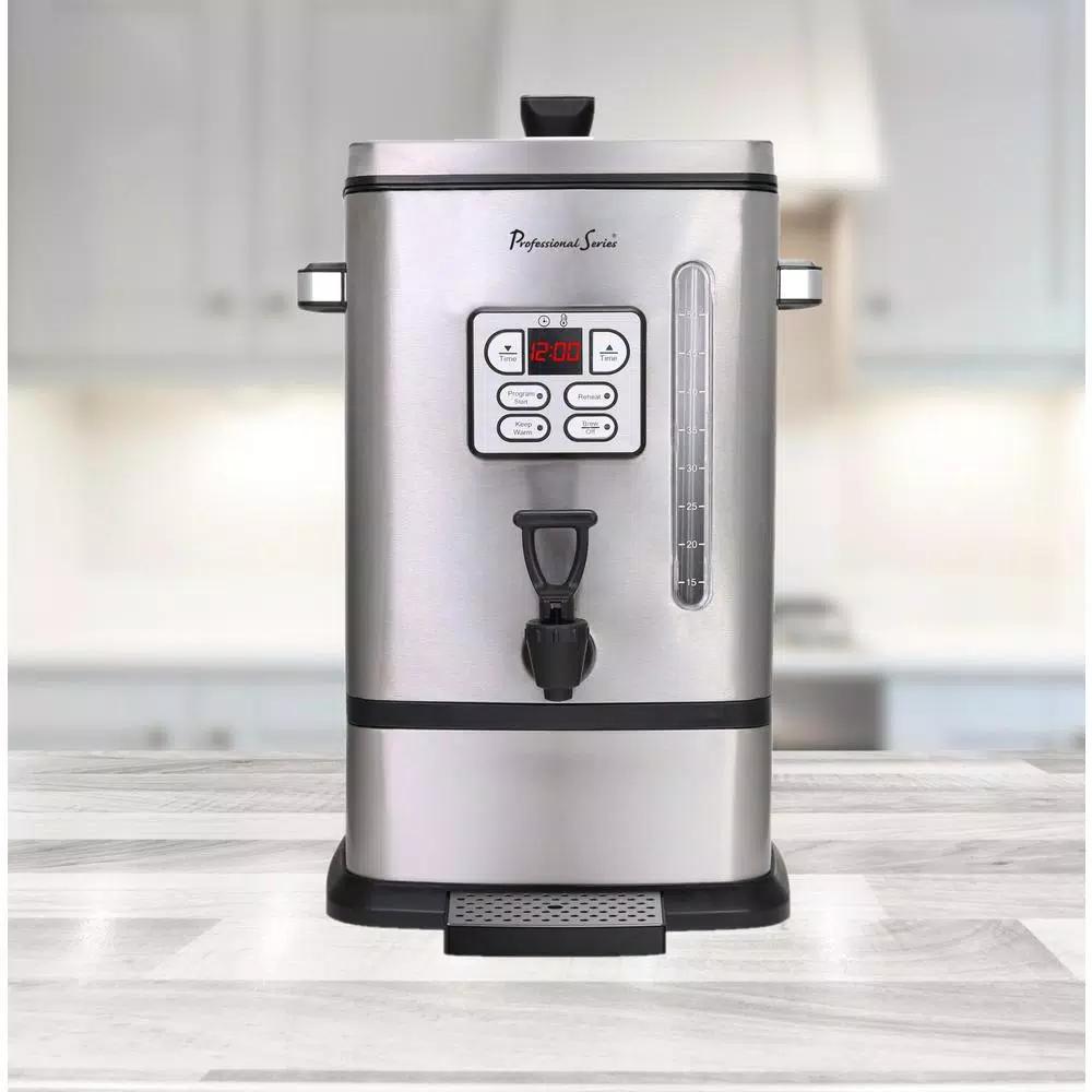 Professional Series 50-Cup Digital Coffee Urn, Stainless Steel