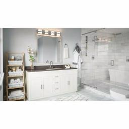Design House GRAZ Park Polished Chrome Towel Ring - Modern Zinc Hand Towel Holder thumbnail 8