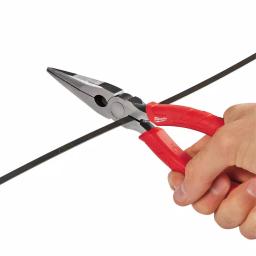 Milwaukee 2-Piece Pliers Set: 9 in. High Leverage Lineman's & 8 in. Long Nose Pliers thumbnail 4